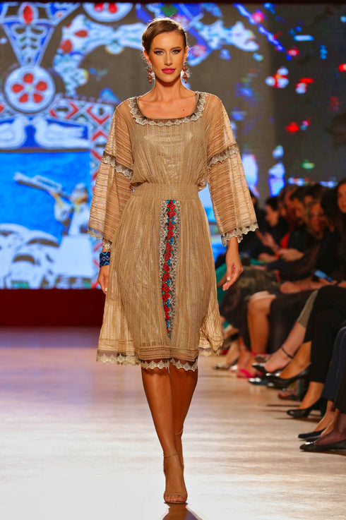 Rochie dantela cu broderie freeshipping - Liza Panait Online Boutique